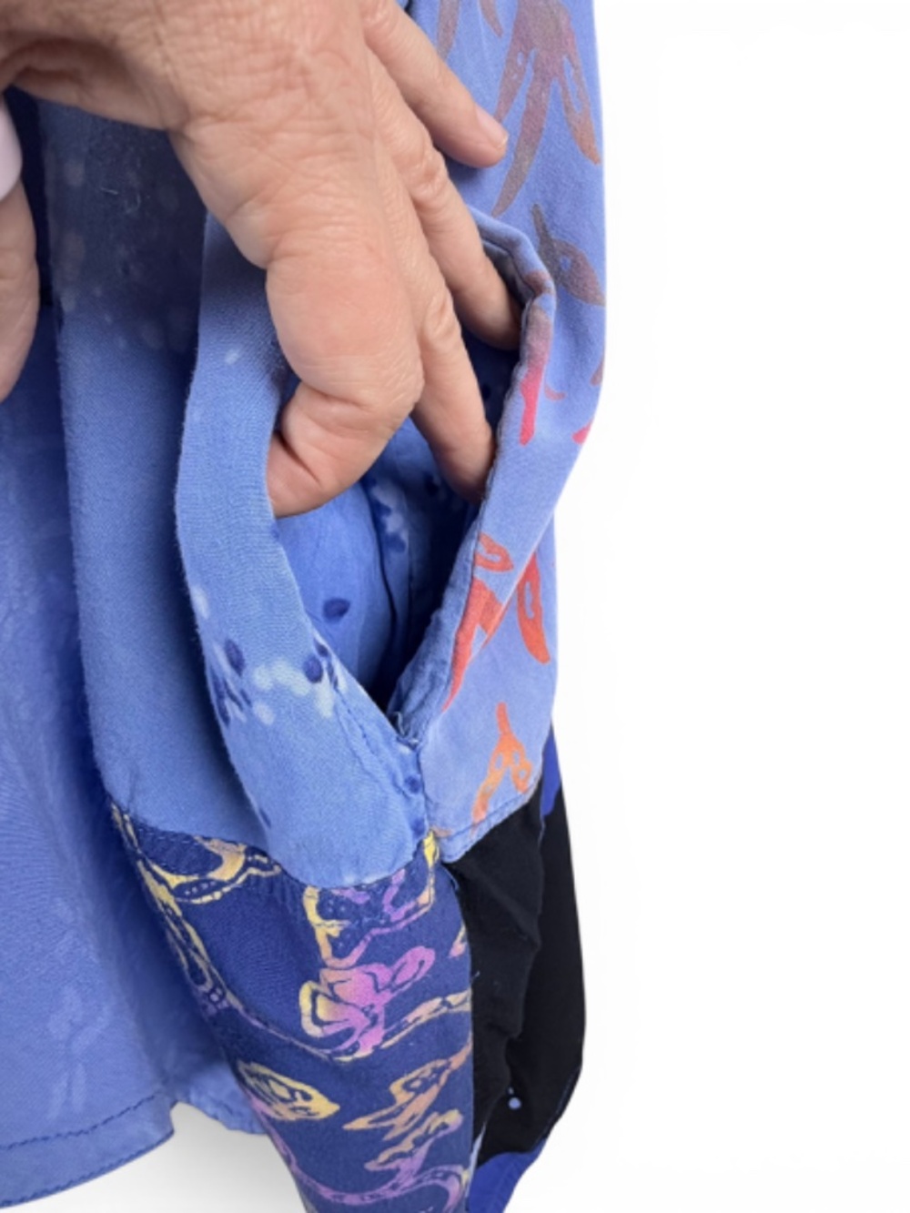 wild thing wild woman wearable art batik kimono oversized boho lagenlook artisan - Picture 9 of 13